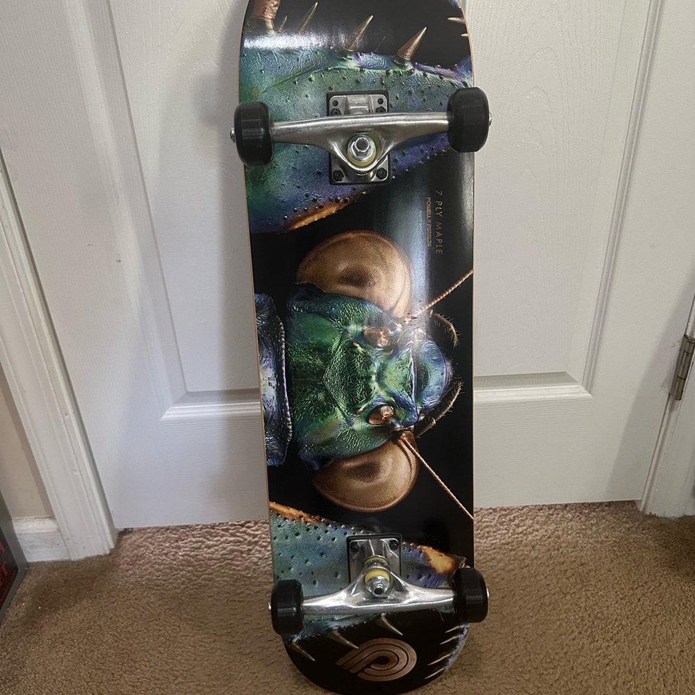 New Powell Peralta Biss Bark Mantis Skateboard Never Used